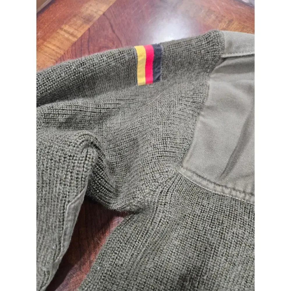 Bundeswehr Wool Service Sweater 46 German Military Surplus Gorpcore M - Picture 5 of 8